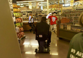 Illustration for article titled Presenting Your Ryan Howard At A Food Store In A Motorized Scooter Photoshop Roundup
